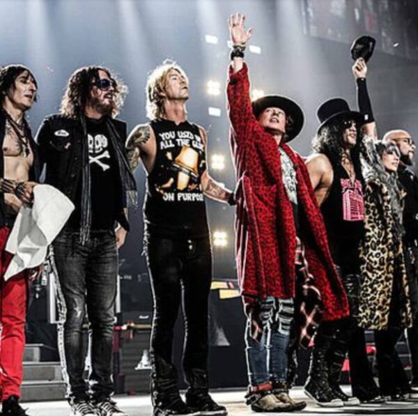 guns n roses tour band lineup