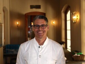 Chef Todd Knoll at Jordan Winery in Alexander Valley