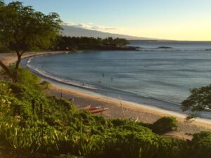 Sundown at the Mauna Kea Resort on the Big Island of Hawaii. Photo Credit: Tom Wilmer