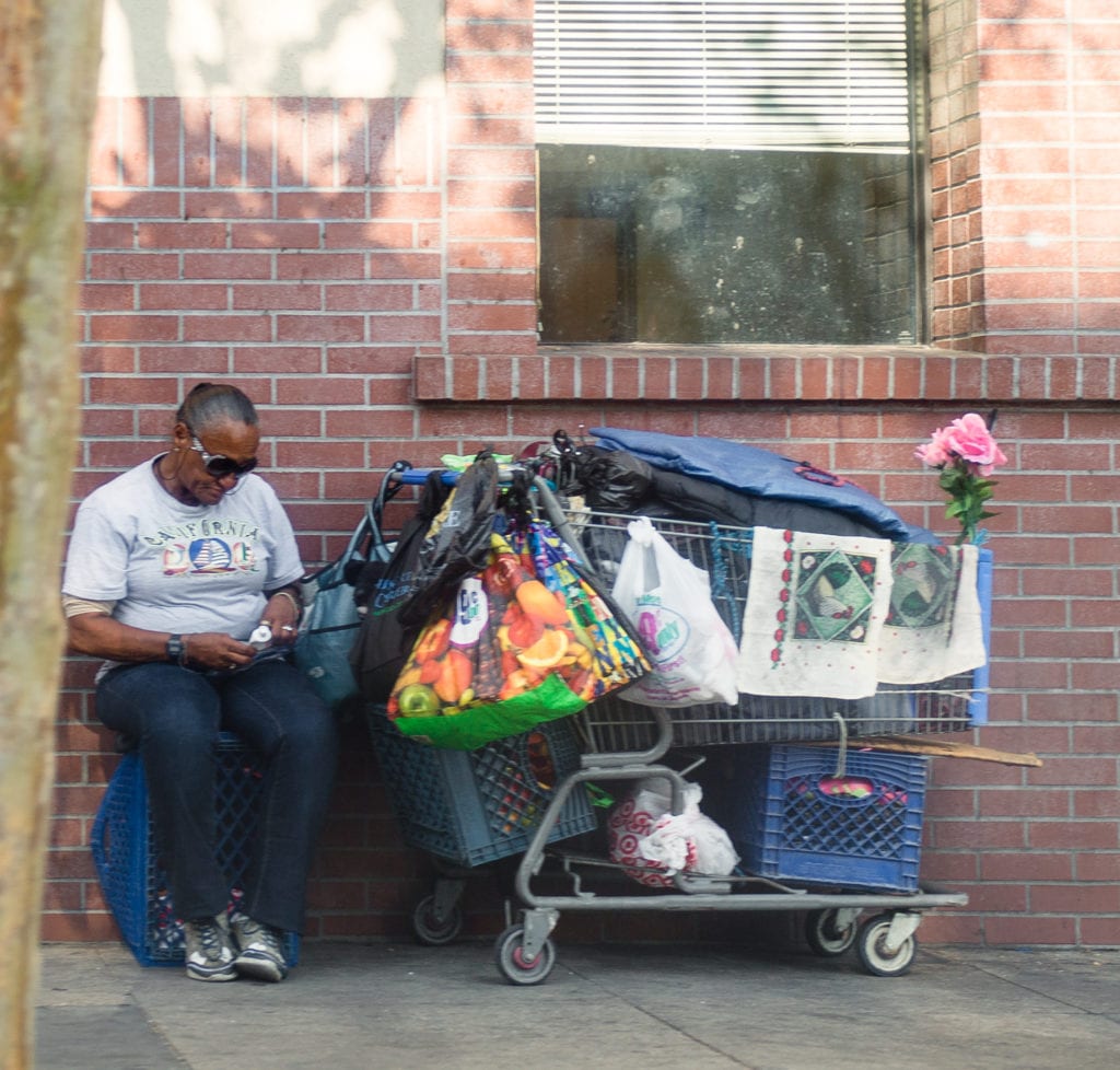 Skid Row Los Angeles home to more than 2,000 homeless. Photo Credit: Jimmy Cheng