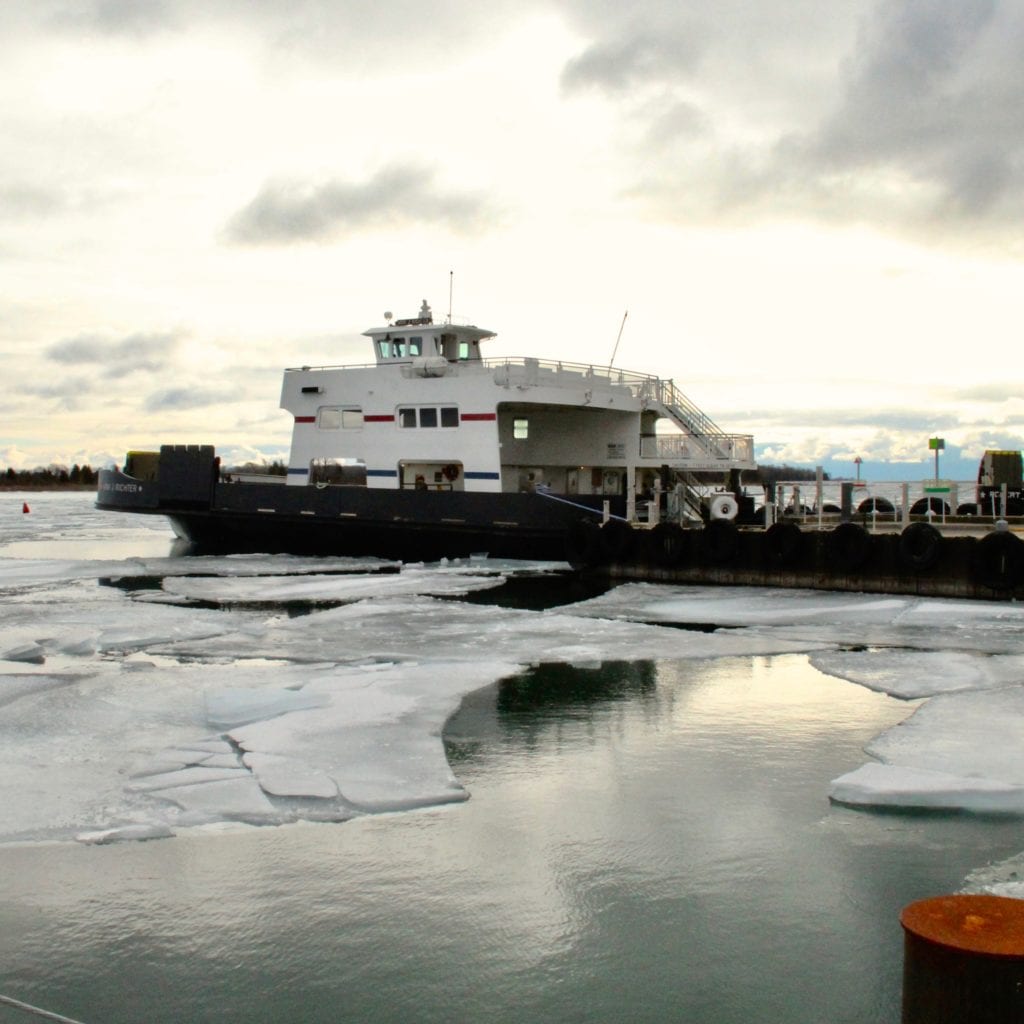 Washington Island Ferry wintertime