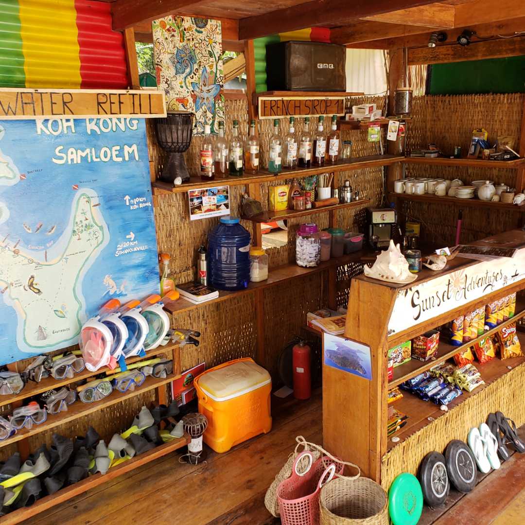 Sunset adventures dive shop on sunset beach, koh rong samloem, Cambodia, 360 MAGAZINE