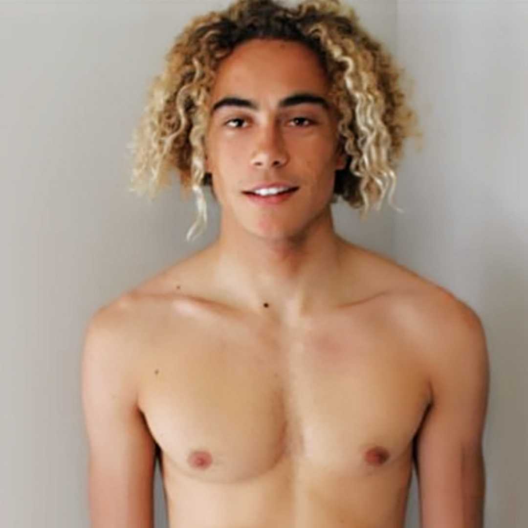 Sexy Biracial Male Model.