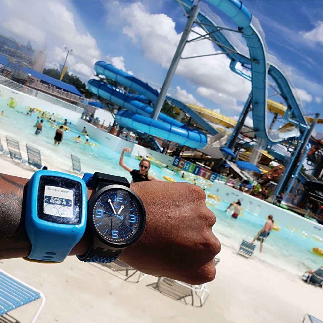 Schlitterbahn, new Braunfels, Vaughn Lowery, 360 MAGAZINE , swatch watches, unisex 