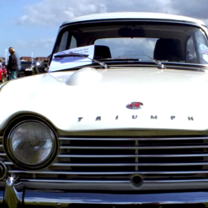 Photo of Triumph TR4 & TR4A exterior front by Veloce Publishing.