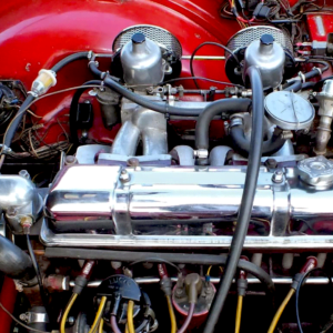 Photo of Triumph TR4 & TR4A engine by Veloce Publishing.