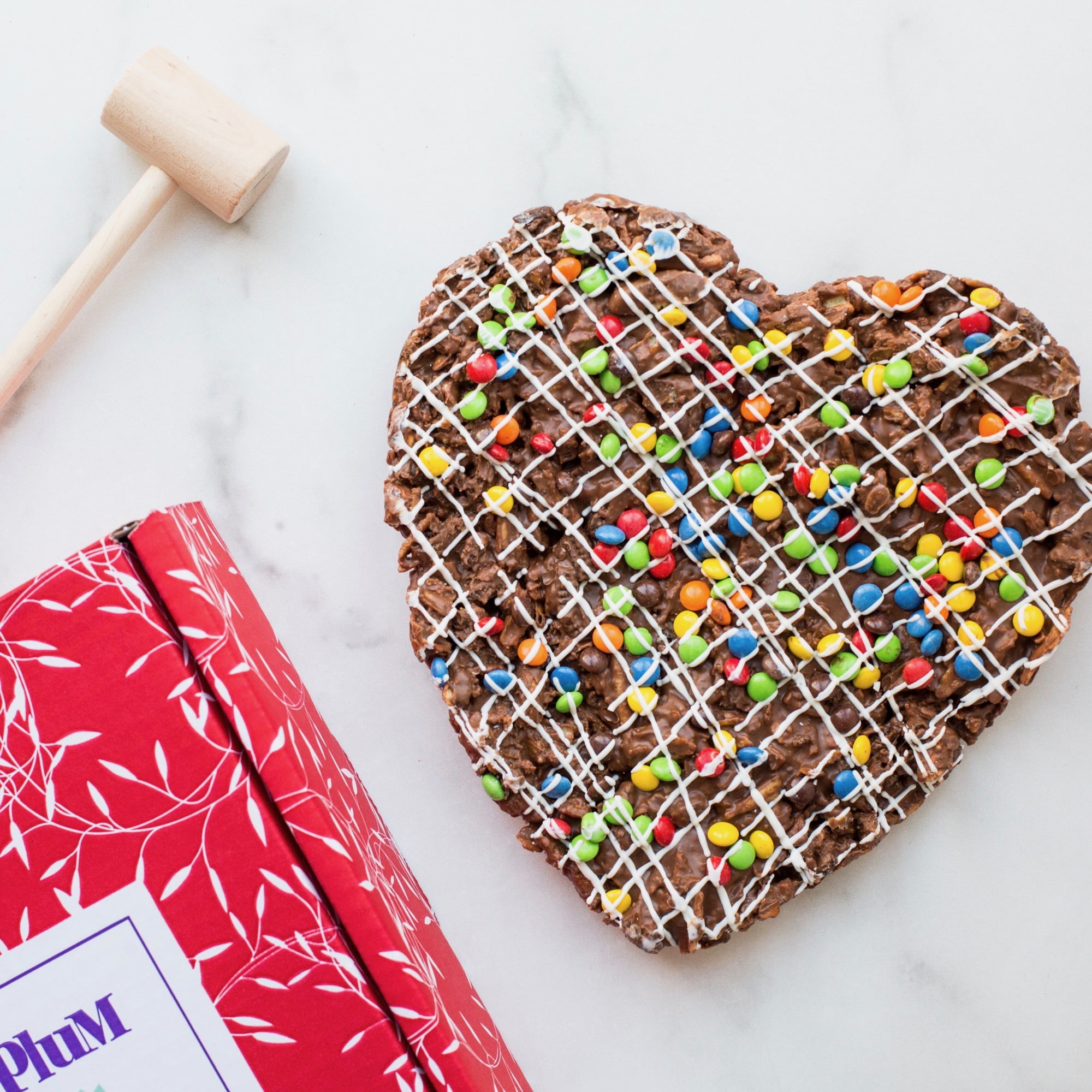 Chocolate Heart Pizza Image