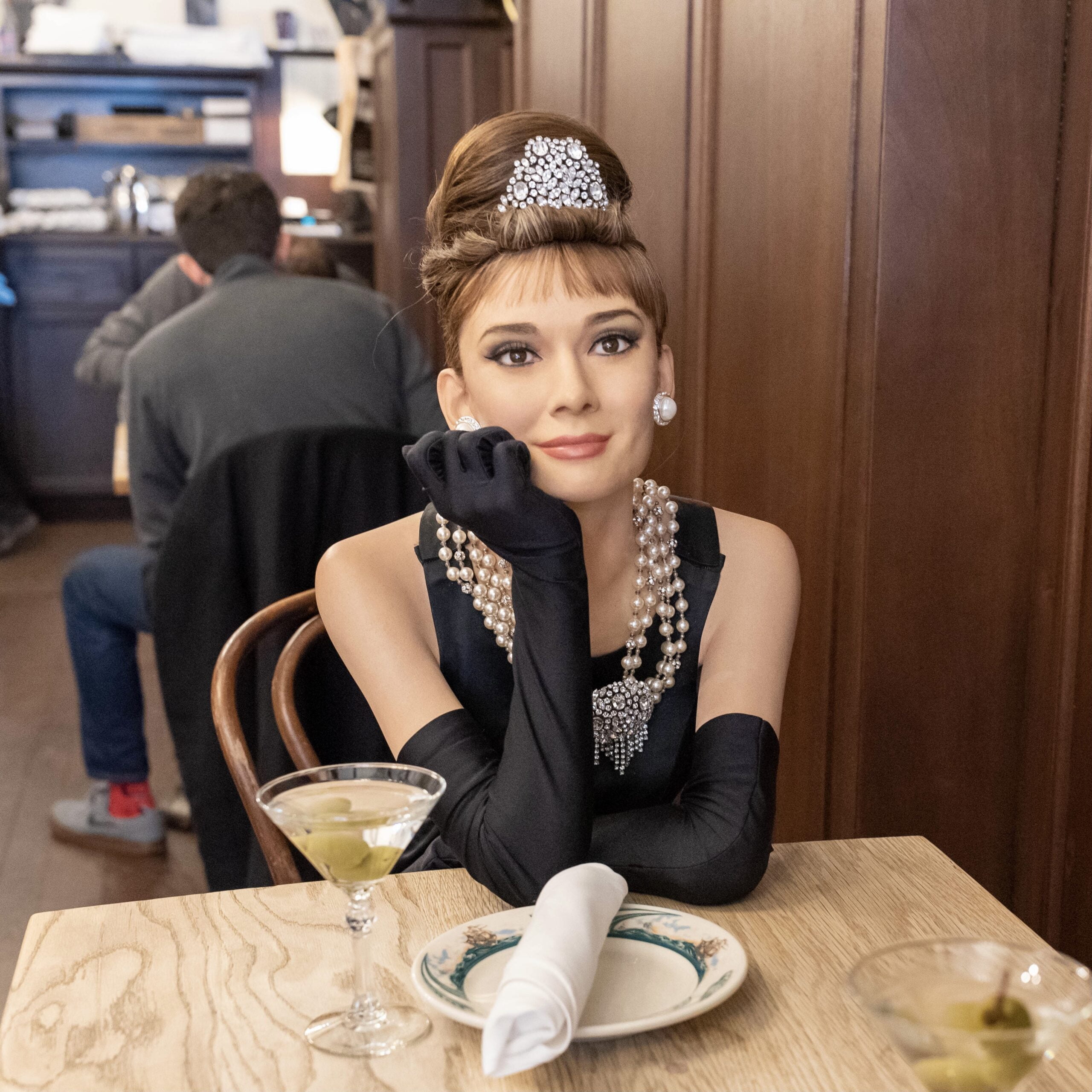 Audrey Hepburn by Peter Luger Steakhouse & Madame Tussauds for 360 Magazine