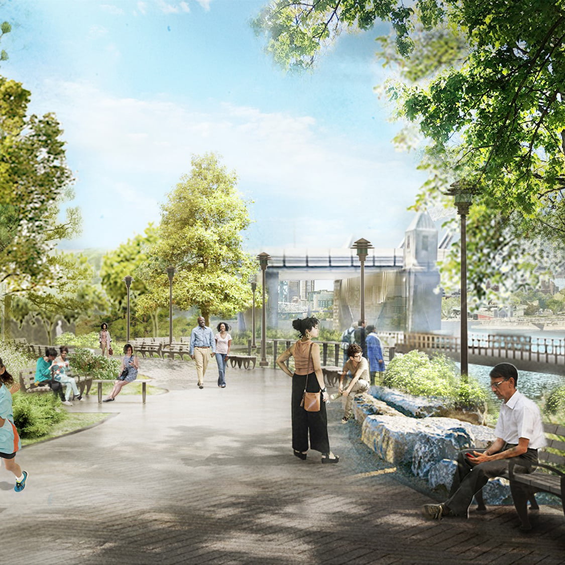 Bronx Point Renderings by John DeSio (Risa Heller Comms) for use by 360 Magazine