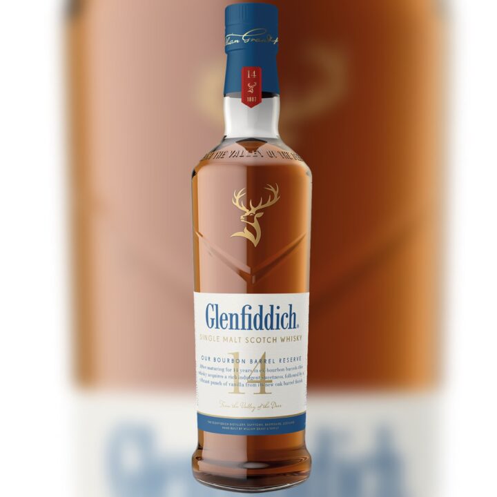 Glenfiddich 14-Year-Old Single Malt Scotch Whisky via Taylor Georgeson at M&C SAATACHI for use by 360 Magazine