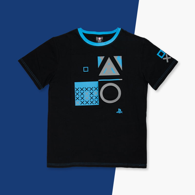 PS Core black t shirt by PlayStation for use by 360 Magazine