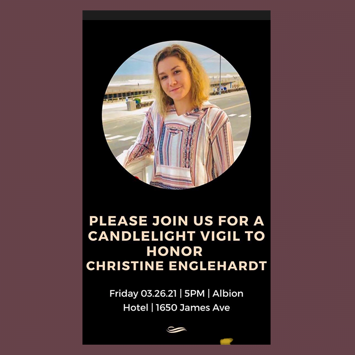 Christine Englehardt vigil image