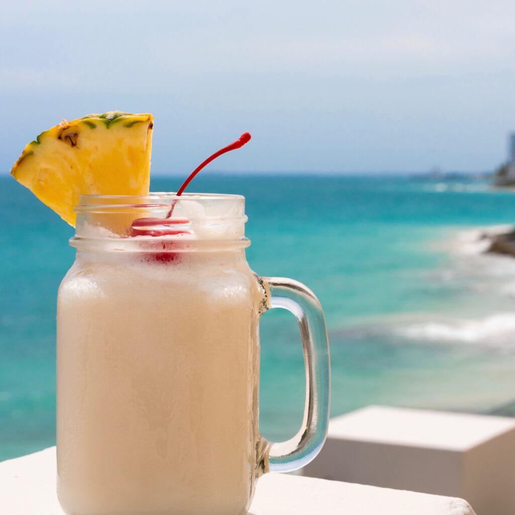 Pina colada at Vanderbilt image via Mike Marti at Discover Puerto Rico for use by 360 Magazine