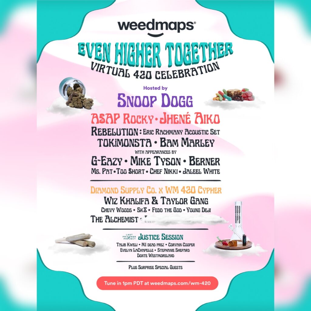 Weedmaps "Even Higher Together" Press Image for use by 360 Magazine