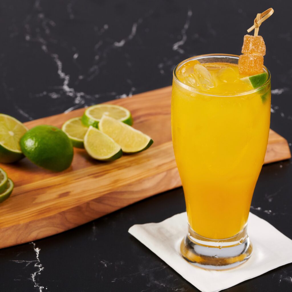 Grand Lux Cafe Mango Mule Recipe image via Brooke Levine at Berk Communications for use by 360 Magazine