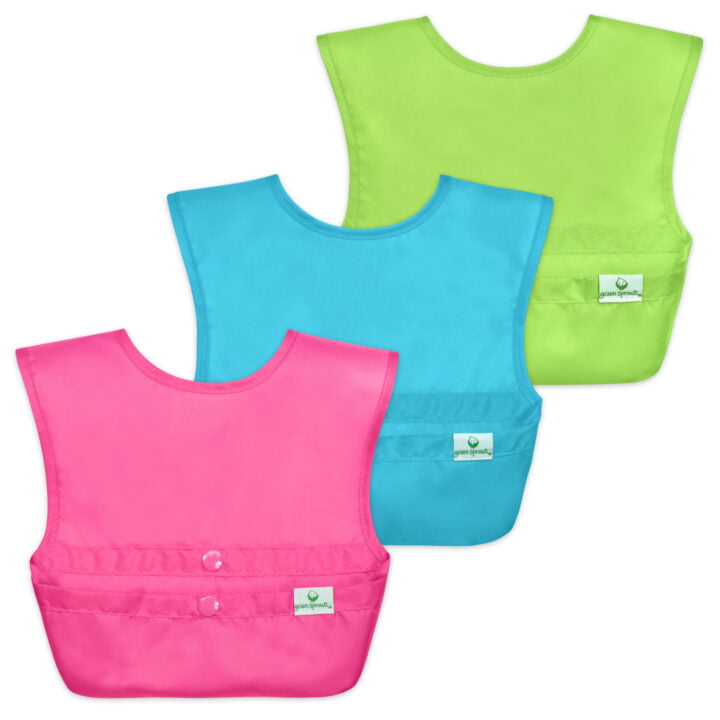 Green Sprouts' Snap-and-Go Easy-Wear Bib image via Kristen Ray at 5WPR for use by 360 Magazine