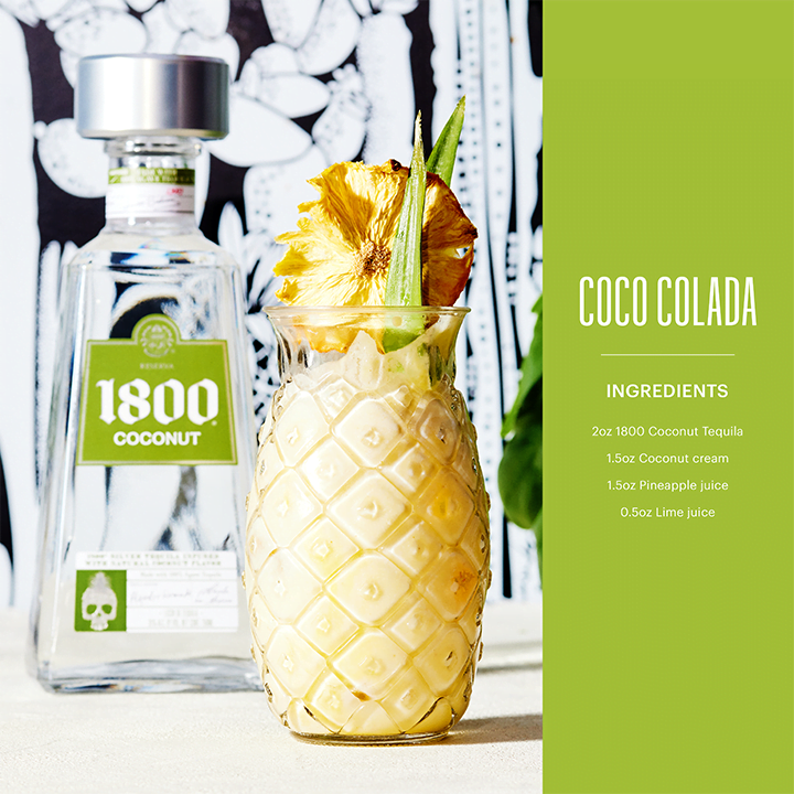 1800 Tequila Coconut Colada image for use by 360 Magazine