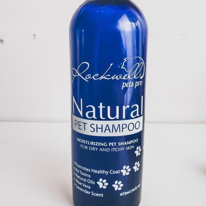 Rockwell Pro Pet’s Natural Dog Shampoo image via Maggie Douglas at Everything Branding for use by 360 Magazine