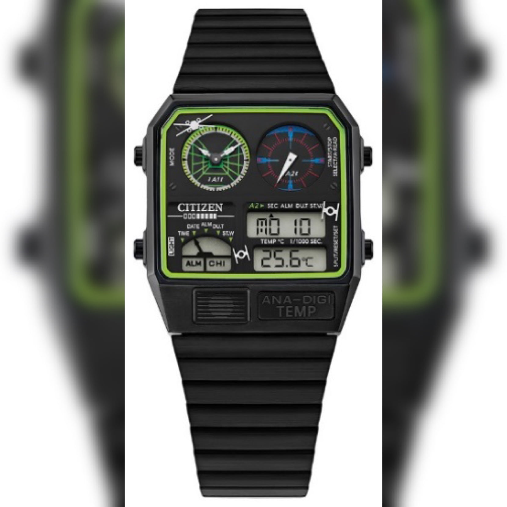  Trench Run themed watch by Citizen in collaboration by Star Wars via KINNEY + KINSELLA for use by 360 Magazine