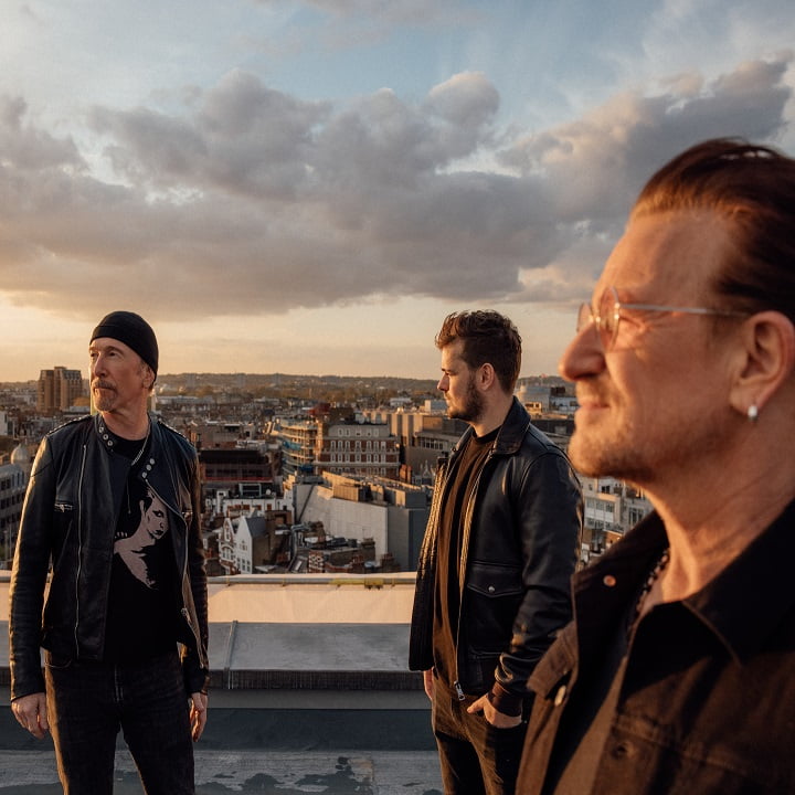 Martin Garrix, Bono, The Edge via Sony Music for use bt 360 Magazine