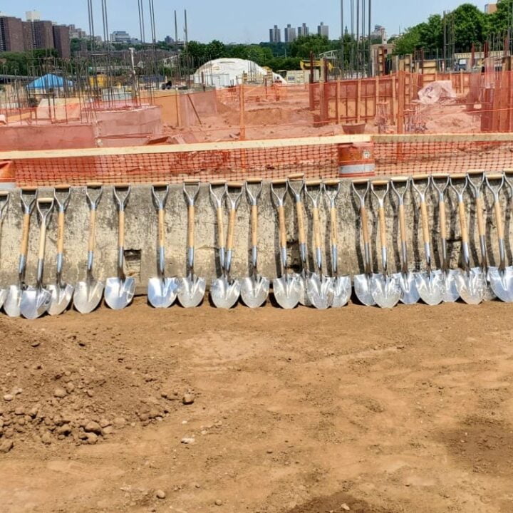 shovel image shot by Vaughn Lowery at Bronx Point and the Universal Hip Hop Museum South Bronx Development Project celebration