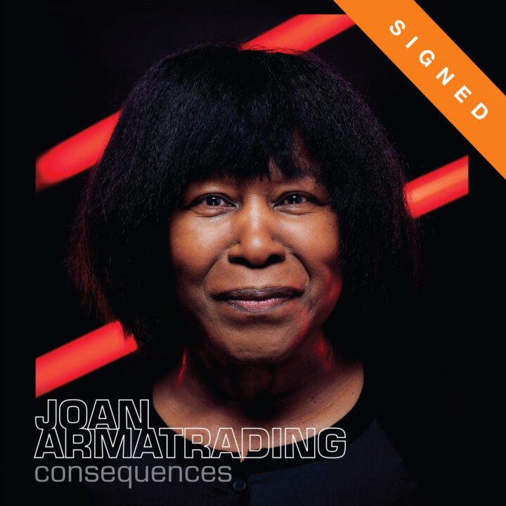 Joan Armatrading "Consequences" signed album image shot by Laura Bruneau (BMG) via Leo Lavoro (BMG) for use by 360 Magazine