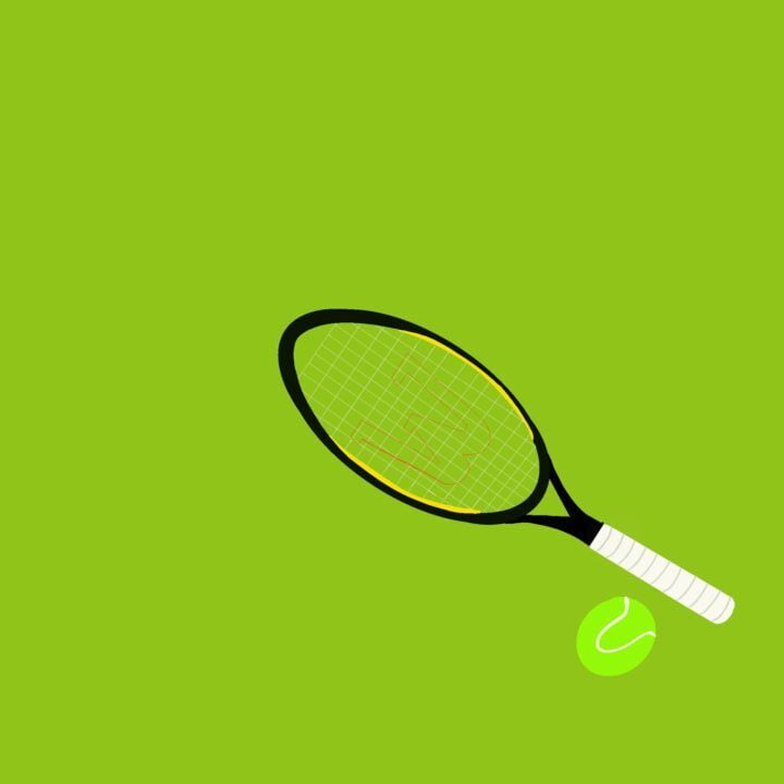 Tennis illustration by Hannah Beck