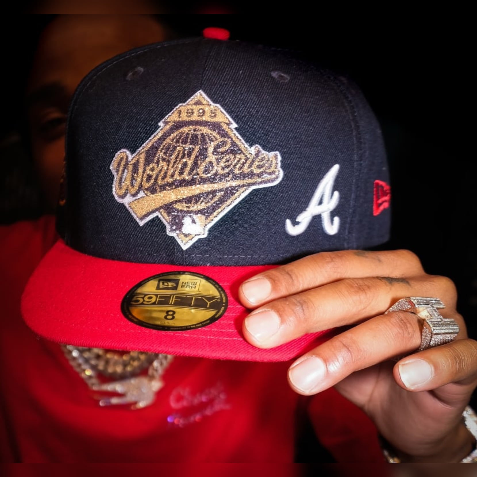 Lids Atlanta Braves New Era White Logo 59FIFTY Fitted Hat