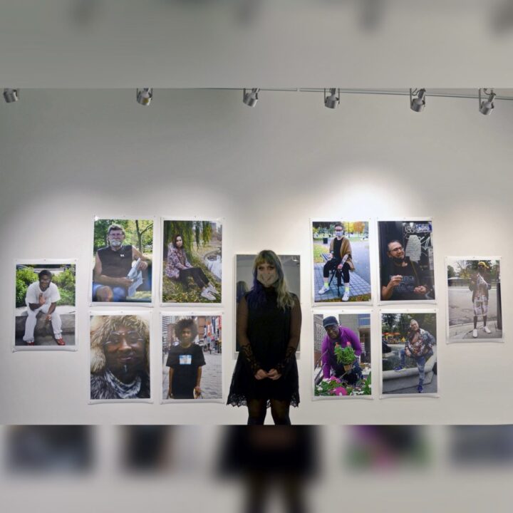 "People Watching" photography exhibit by Emily Bunn, photographed by Emily Bunn, for use by 360 Magazine "Emily" page