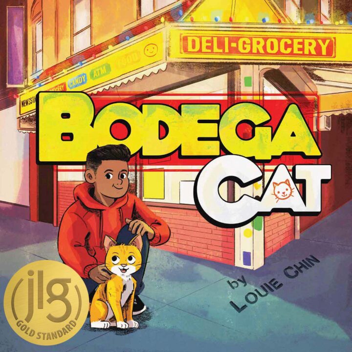 "Bodega Cat" by Louie Chin (ISBN: 978-1-57687-932-0, $17.99 US/$23.99 CAN)via POW! Kids Books for use by 360 Magazine