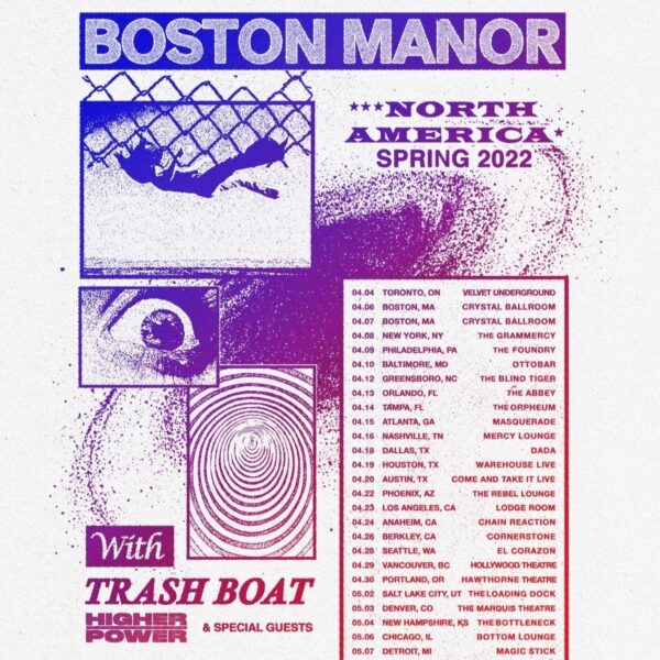 Boston Manor Tour Dates 360 MAGAZINE GREEN DESIGN POP NEWS