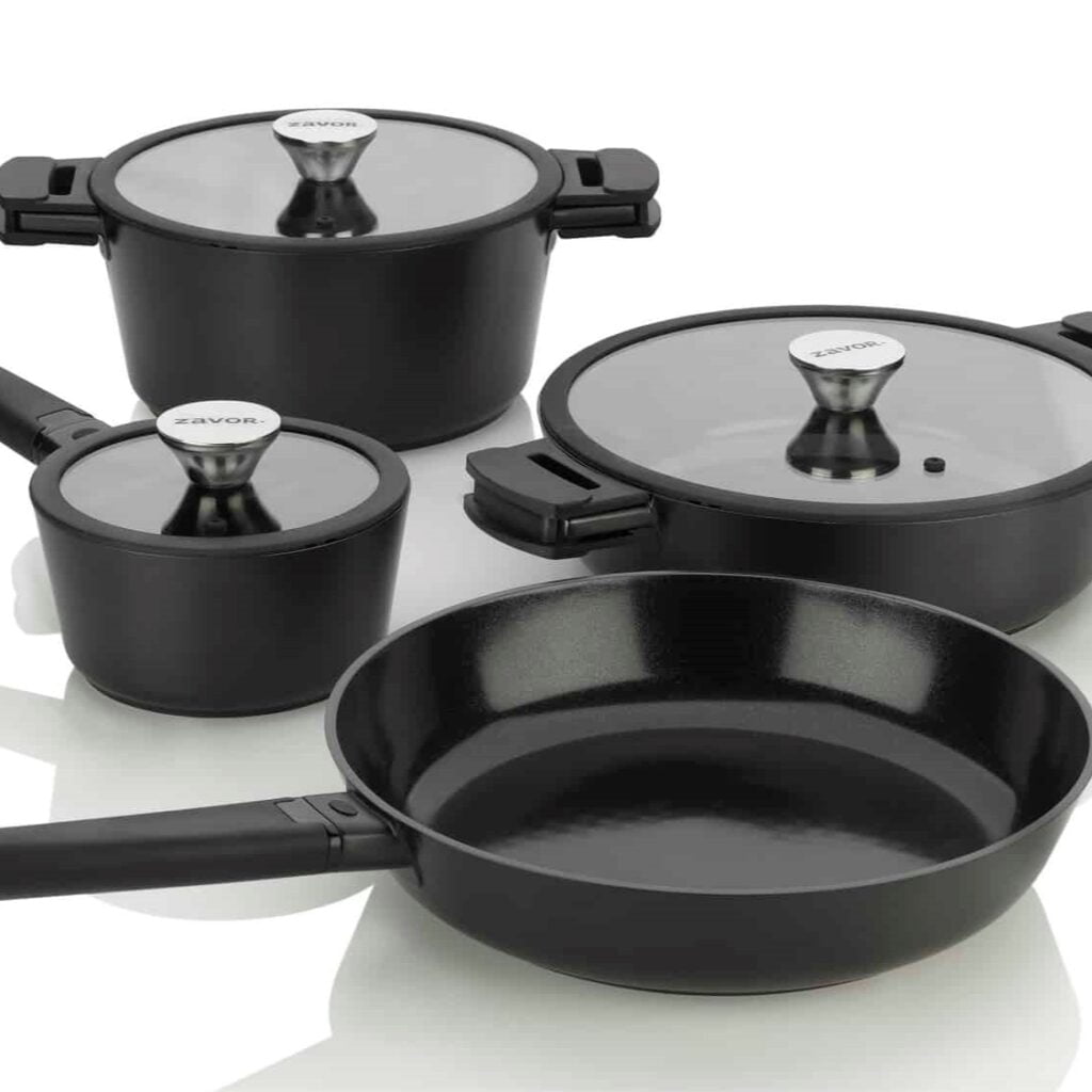 The Noir Cookware Set via Zavor America for use by 360 Magazine