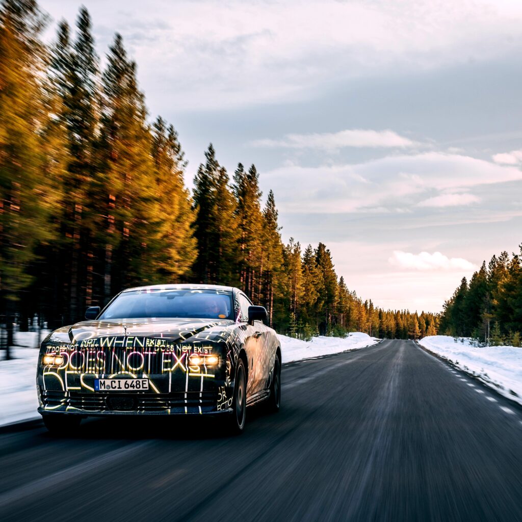 Rolls-Royce Spectre inside 360 MAGAZINE