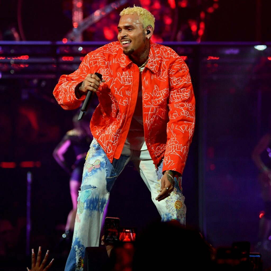 Chris Brown performs at Drais Nightclub in Vegas shot by Denise Truscello, Getty Images via 360 MAGAZINE