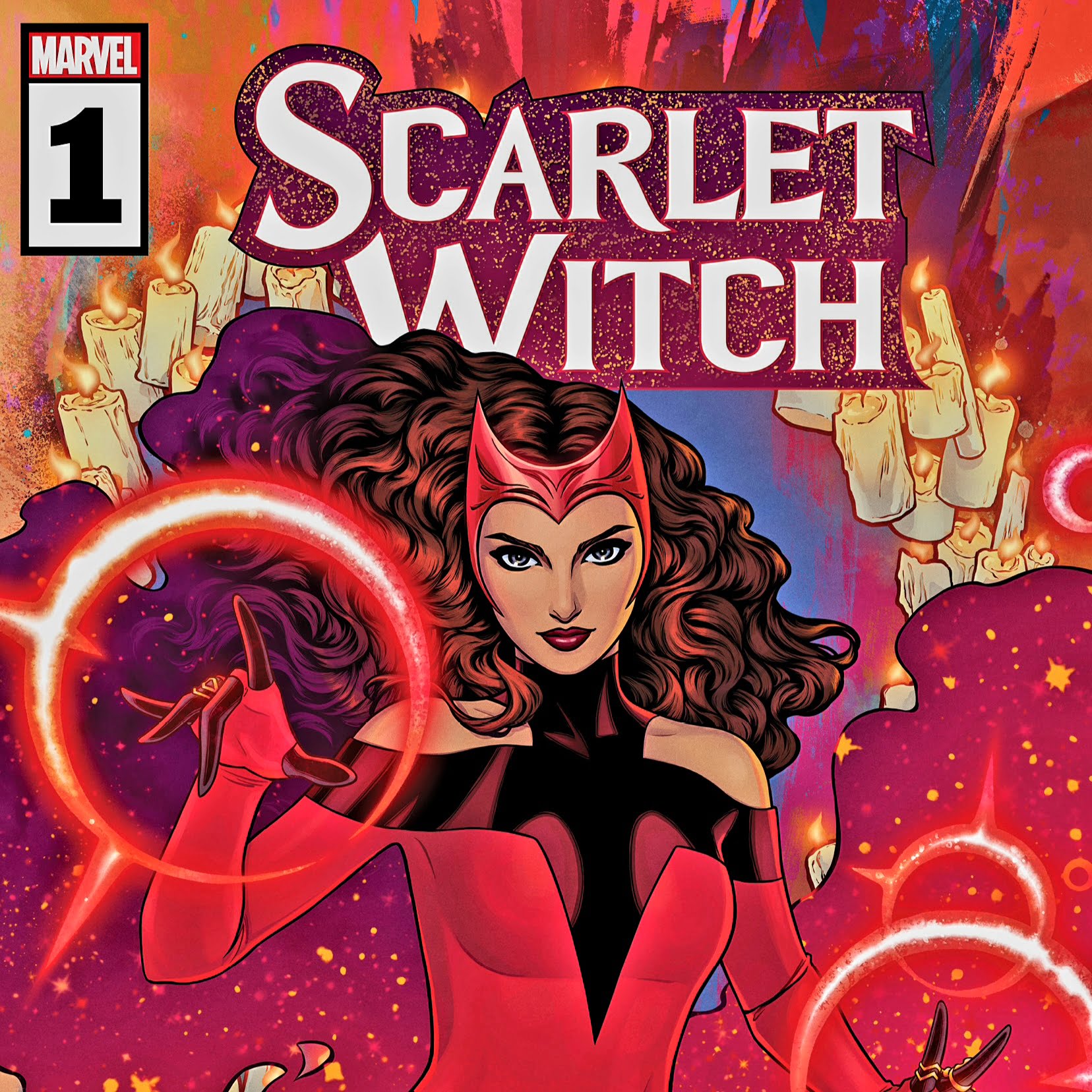 AVENGERS FOREVER #1 (RUSSELL DAUTERMAN SCARLET WITCH VARIANT