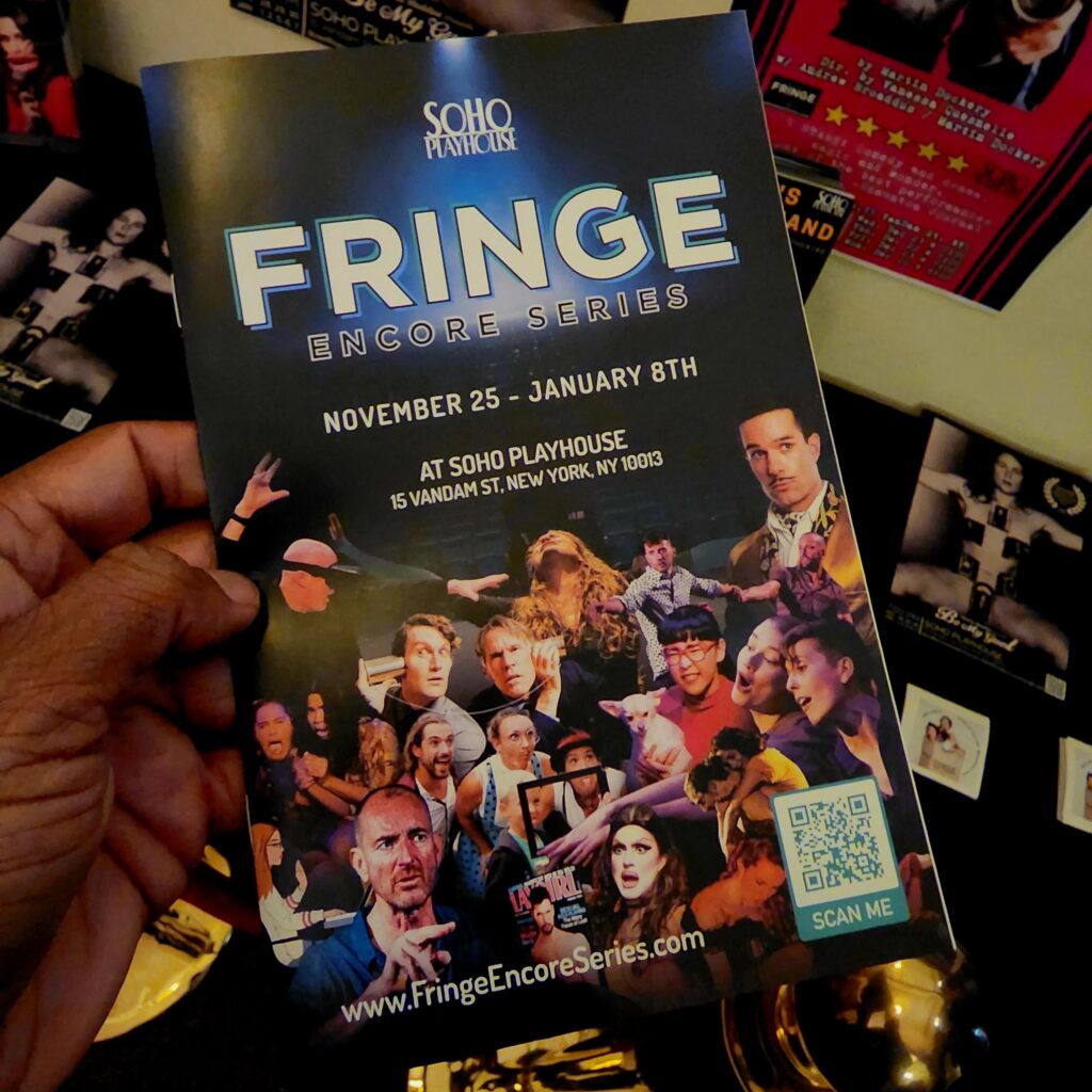 Fringe Encore Series stars Tim Crouch via 360 MAGAZINE at SoHo Playhouse in NYC.