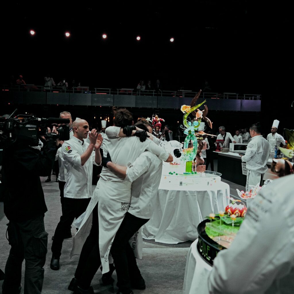 Sirha Lyon 2023 Pastry World Cup in France via 360 MAGAZINE.