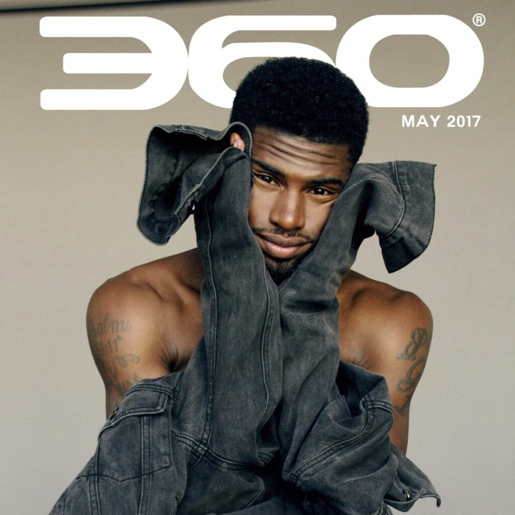 Supermodel and actor Broderick Hunter on the cover of 360 MAGAZINE.