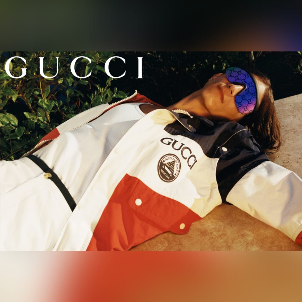 Gucci summer campaign for both men and women with accessories and handbags via 360 MAGAZINE.