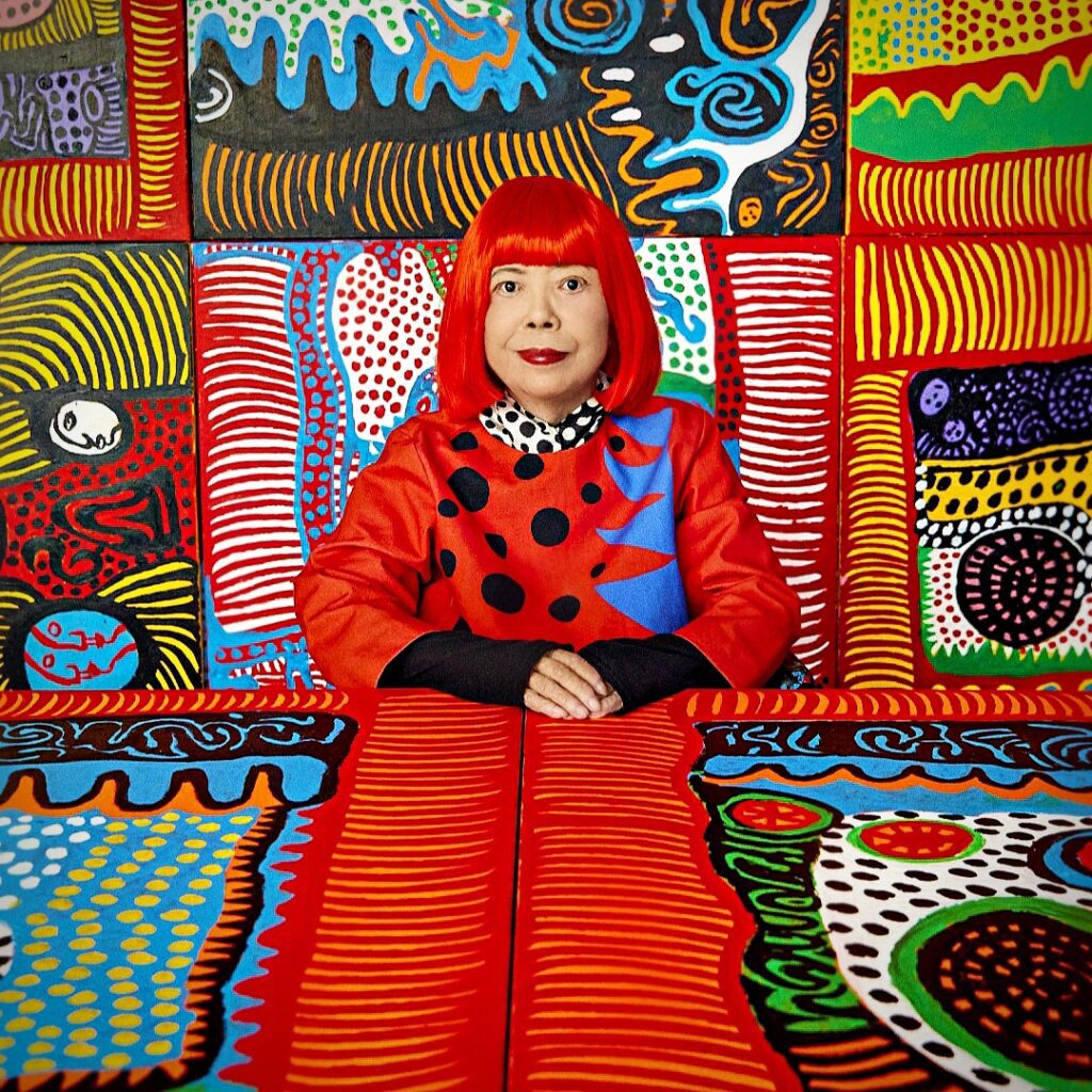 Yayoi Kusama Guggenheim Museum Bilbao exhibition from June 27 to October 8 via 360 MAGAZINE.