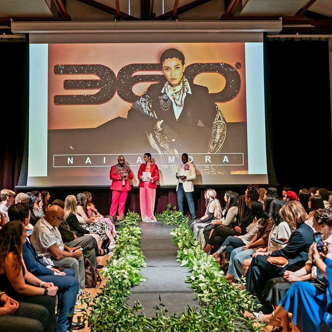 NAIMA MORA 360 MAGAZINE COVER UNVEIL AT NEW YORK FASHION WEEK. 