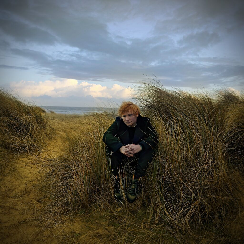 Ed Sheeran released Autumn Variations (photo by Annie Liebowitz) via 360 MAGAZINE.