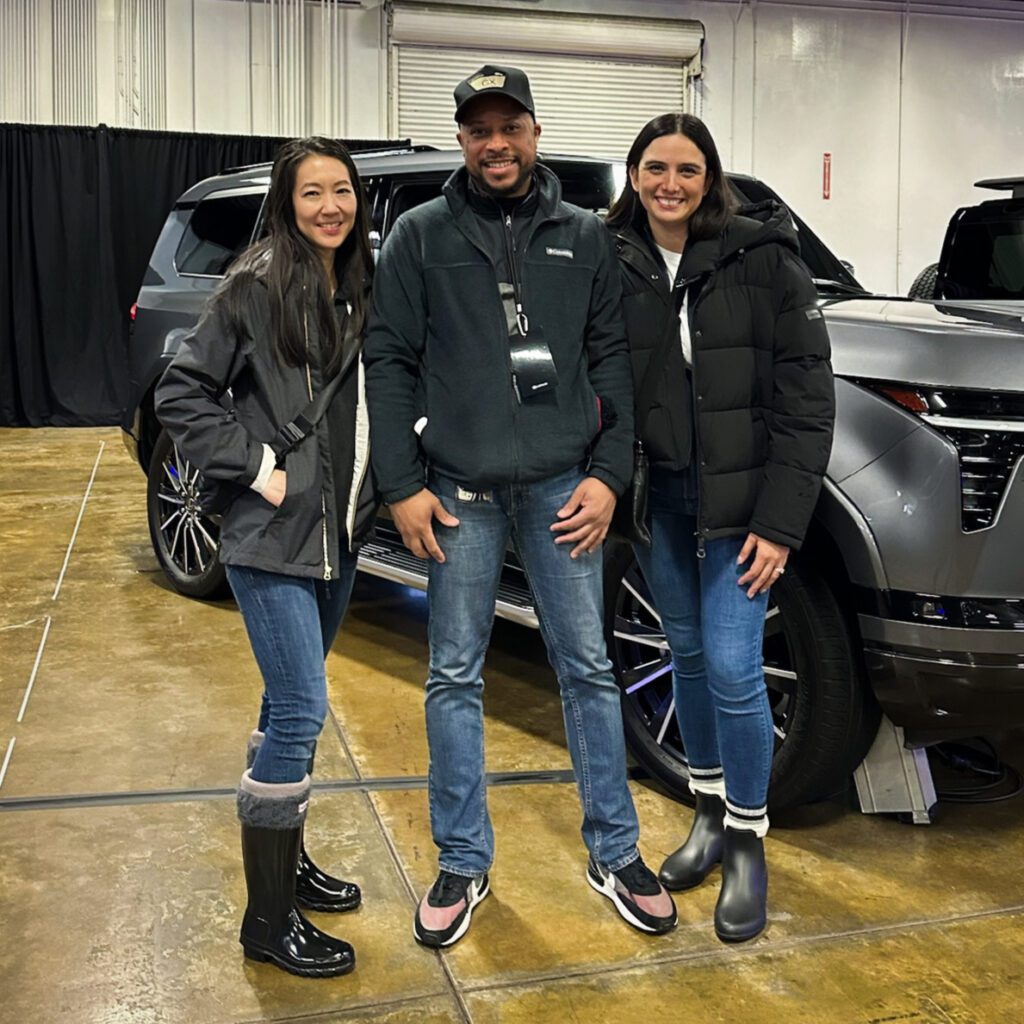 Toyota/Lexus executives Christine Henley, Brenda Garcia took a preview of GX suv with Jason Gates for 360 MAGAZINE. 