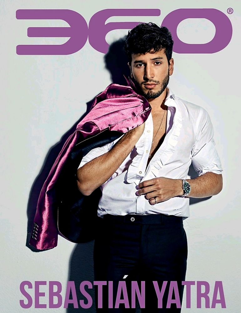 Sebastián Yatra on the cover of 360 Magazine. 