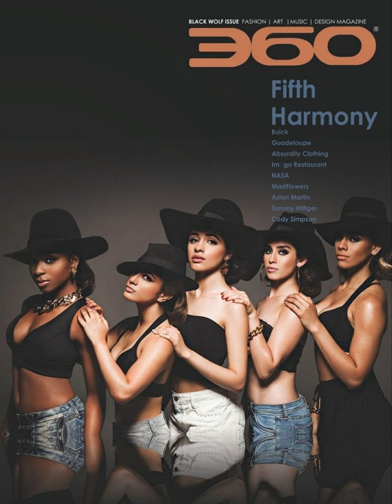 Normani and Fifth Harmony on the cover of 360 MAGAZINE. 