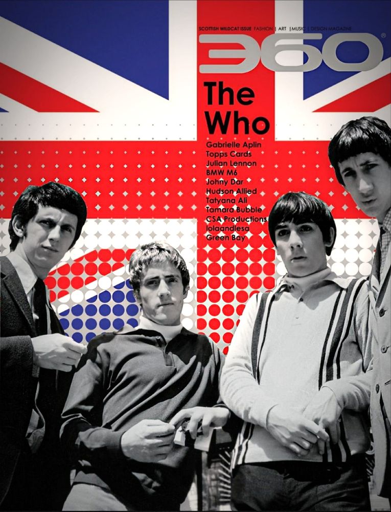 Legendary band The Who covers 360 MAGAZINE. 