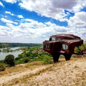 Robert Bruno Steel House in Lubbock, Texas, captured by celebrity photographer Vaughn Lowery via 360 Magazine. 