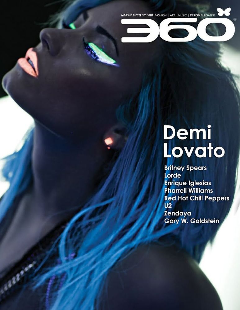 Demi Lovato via 360 MAGAZINE. 