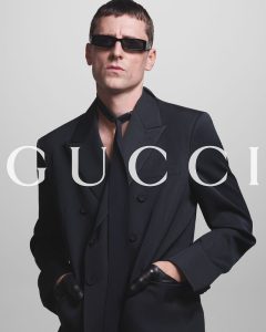 Gucci men's fall winter 2024 campaign via 360 MAGAZINE. 