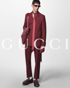 Gucci men's fall winter 2024 campaign via 360 MAGAZINE. 